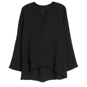 Gibson Erin Cross Front Blouse- Size XS